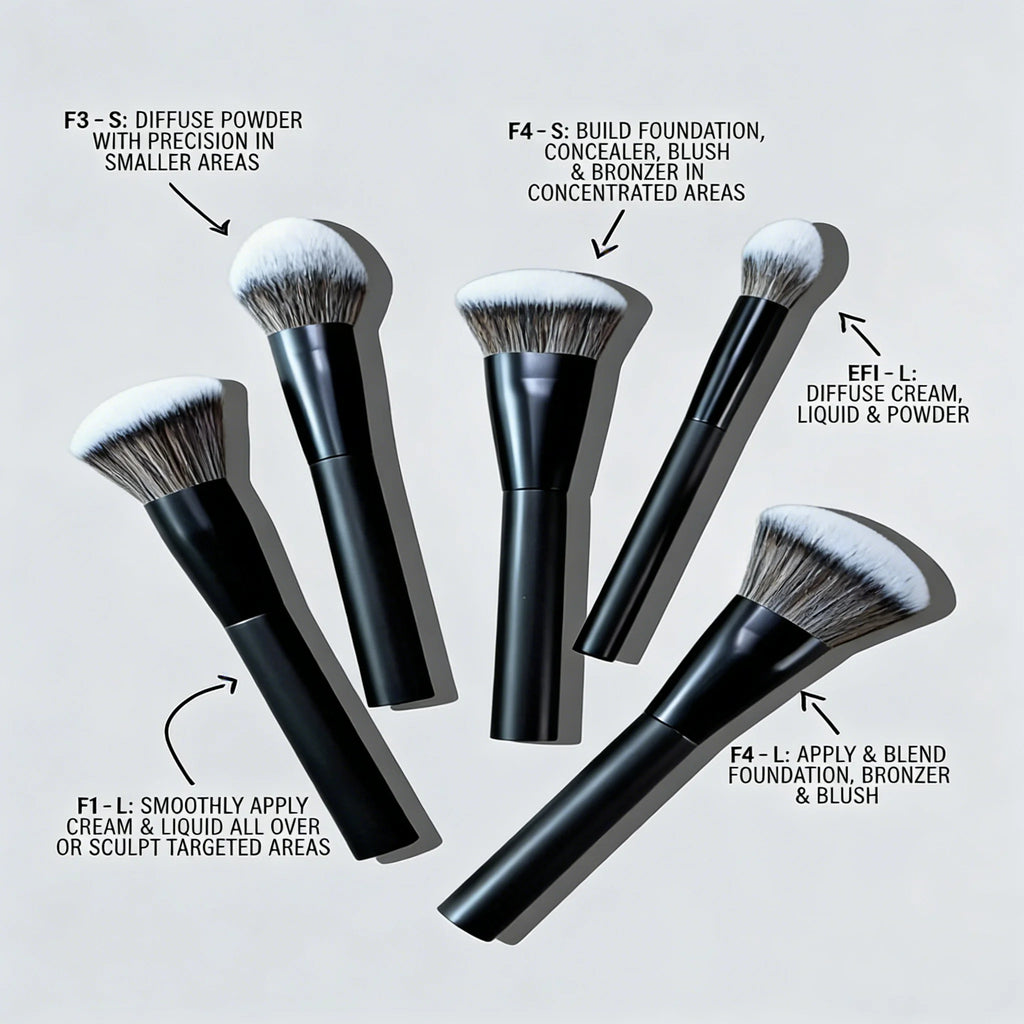 5-Piece Professional Makeup Brush Set