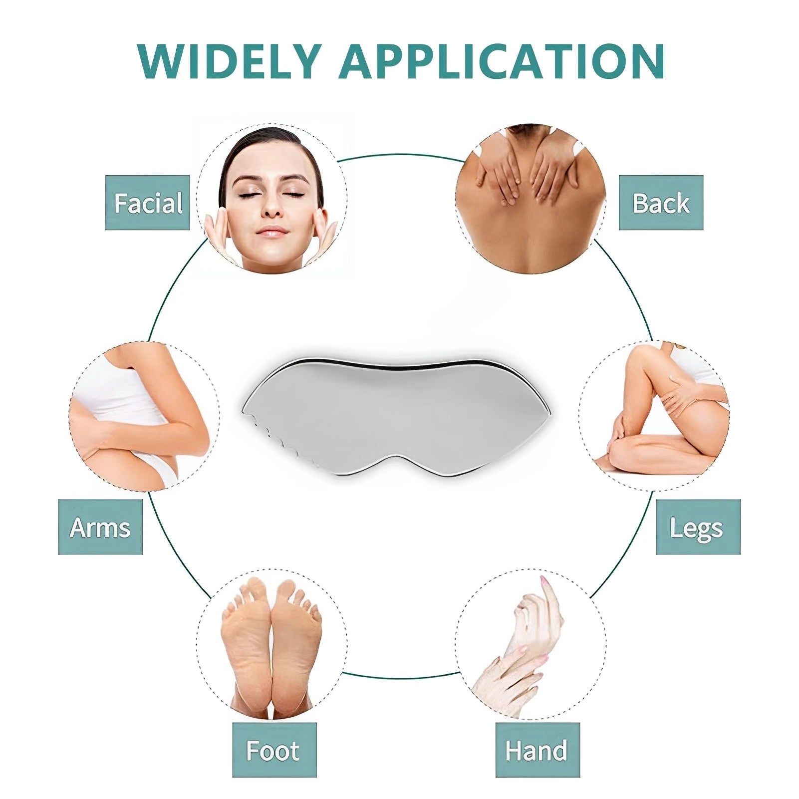 Stainless Steel Gua Sha Scraping Tool