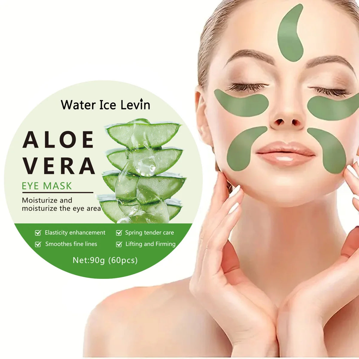 Aloe Vera Collagen Eye Mask (60 pcs)