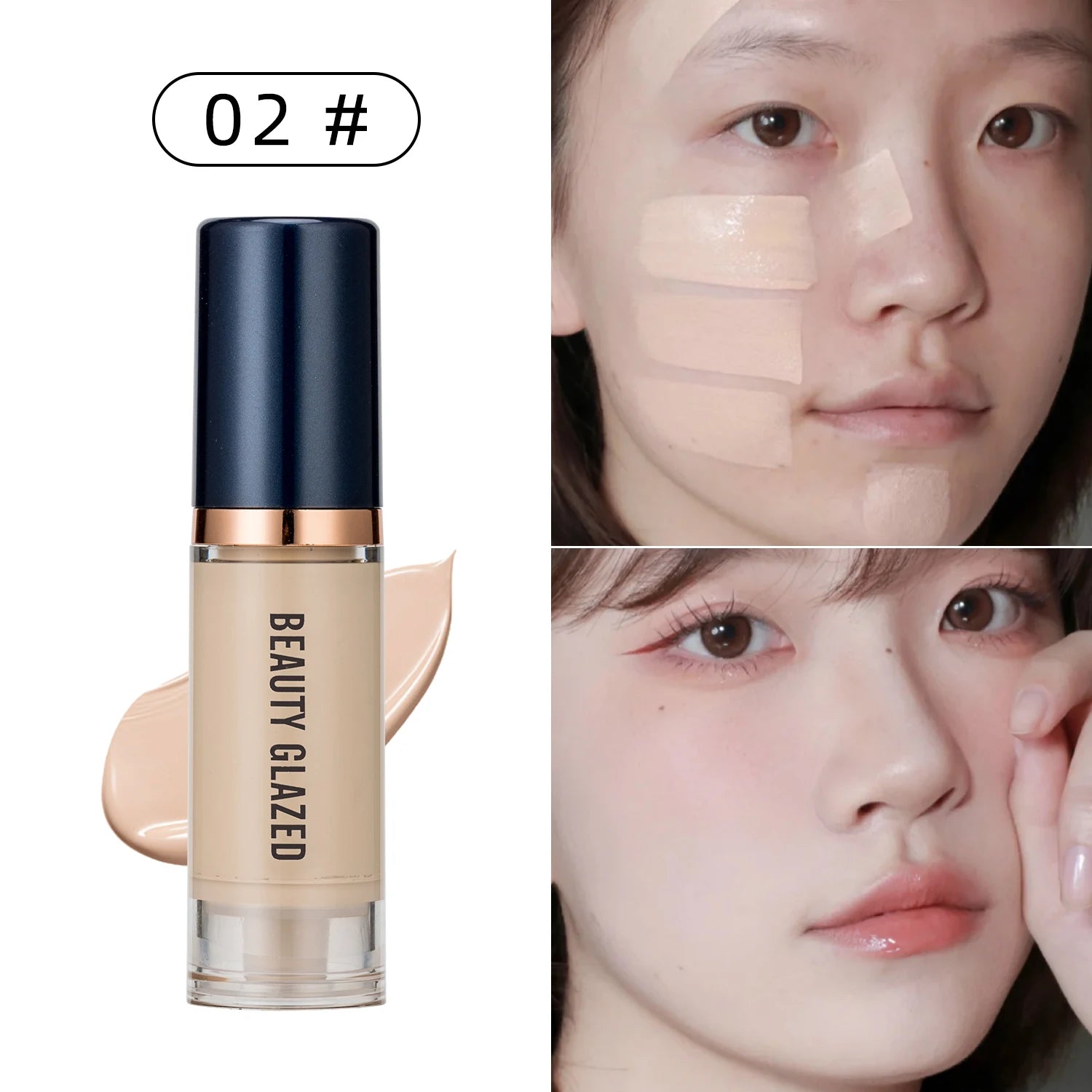 Beauty Glazed 6-Color Liquid Foundation