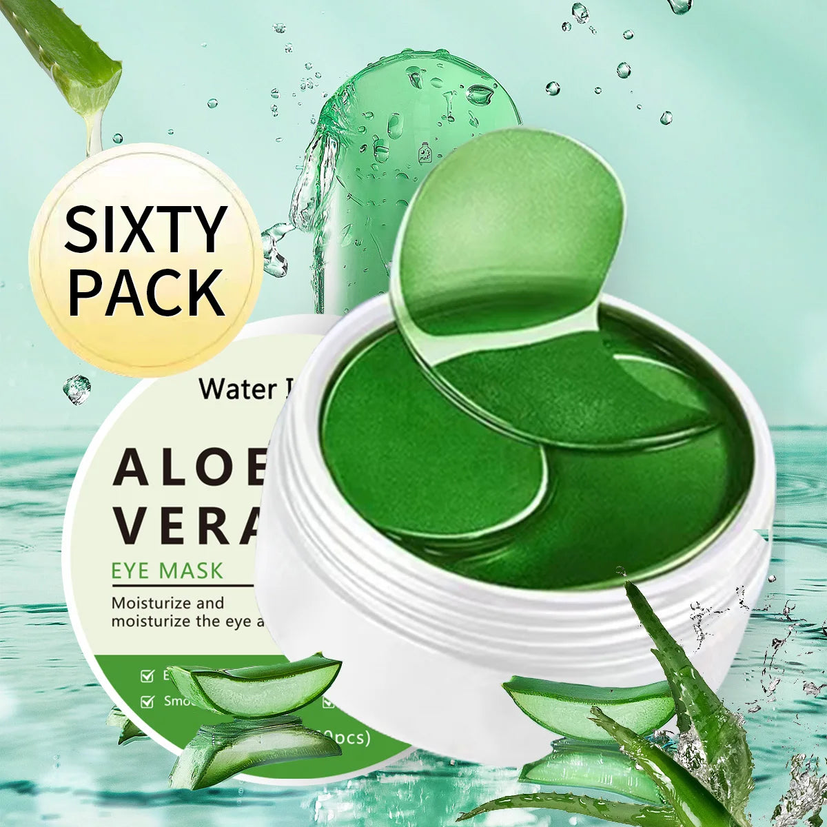 Aloe Vera Collagen Eye Mask (60 pcs)