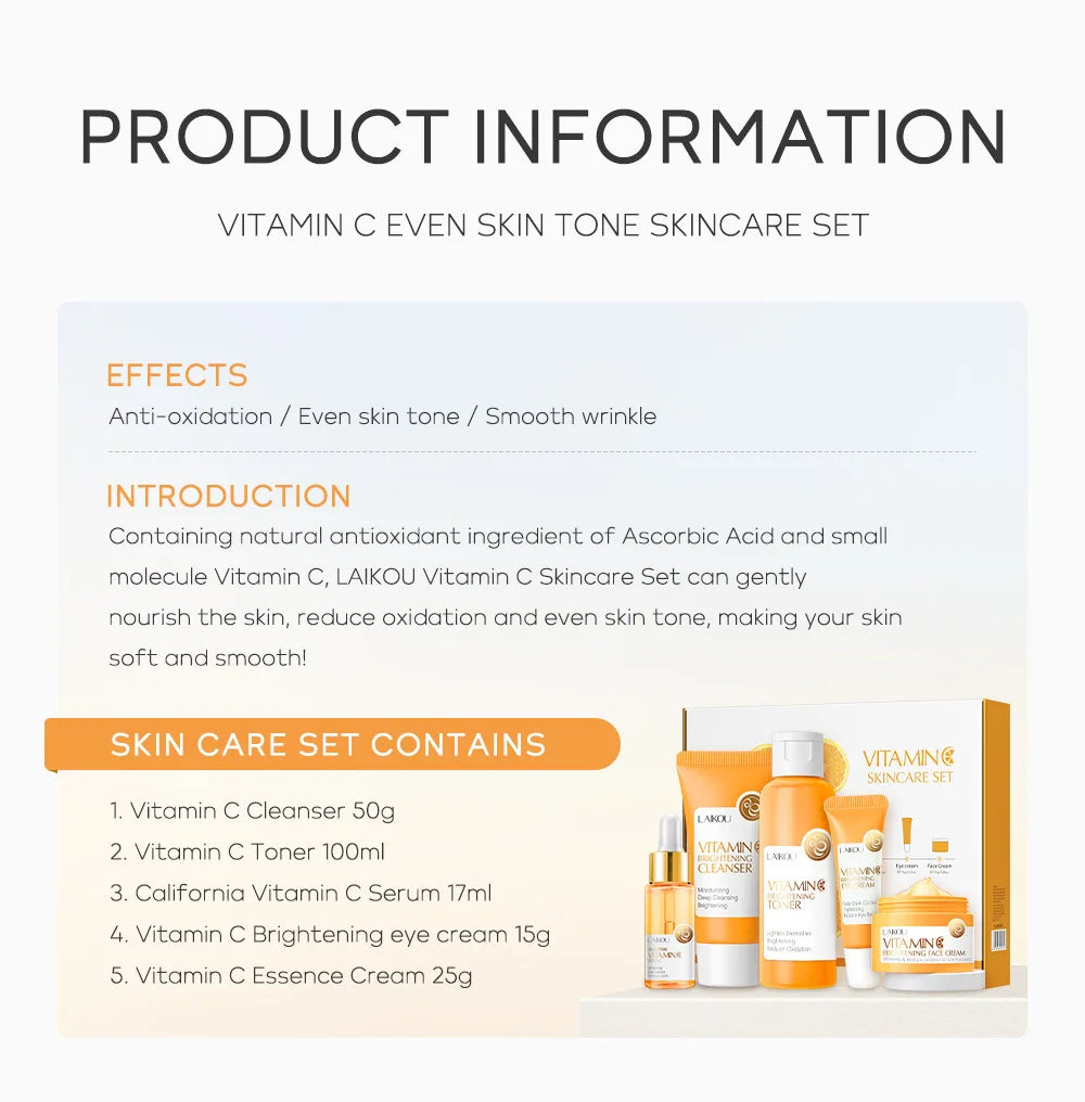 Vitamin C Skincare Set (5 Pieces)